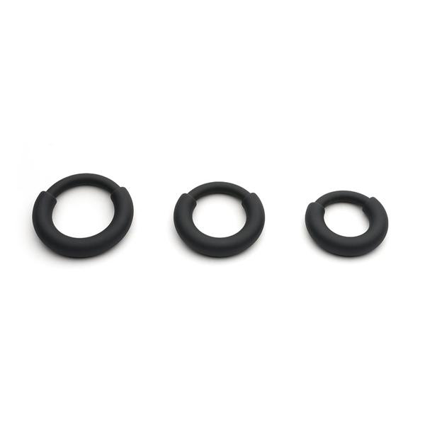 Sport Fucker Silicone Steel Fusion Ring Boost, Medium, Black