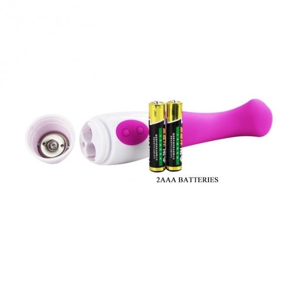 Pretty Love Vibrator Charles, Purple/White, 17 cm