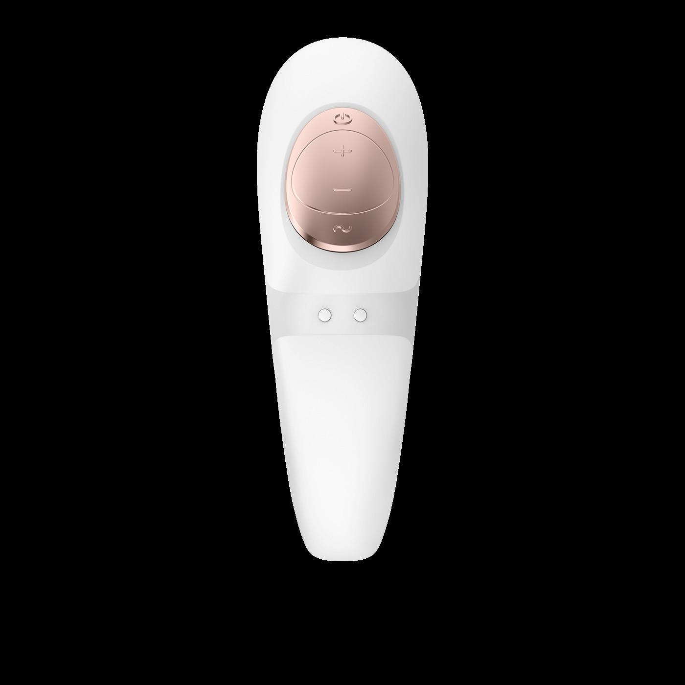 Satisfyer Pro 4 Couples, Partner Masturbator, White/Rosegold, 8,5 cm