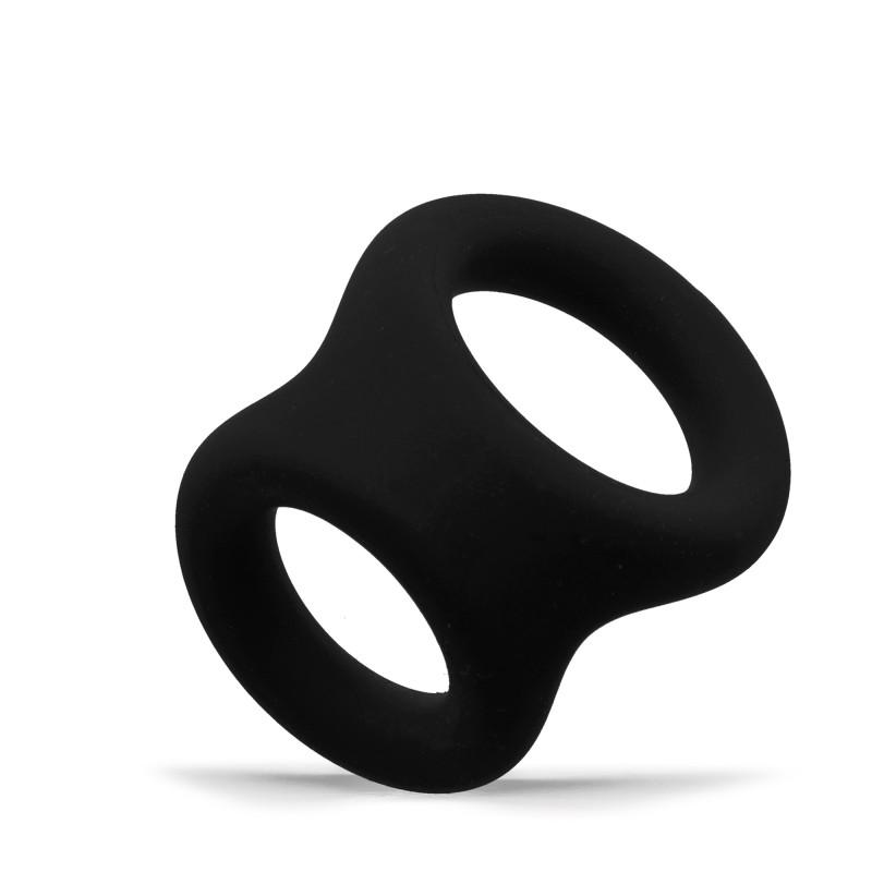 RudeRider Shaft and Ball Ring Thin, Small, Black