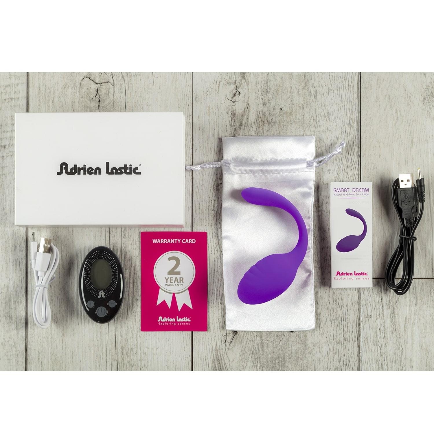 Adrien Lastic Smart Dream 2 + LRS Clitorial Stimulator, Purple