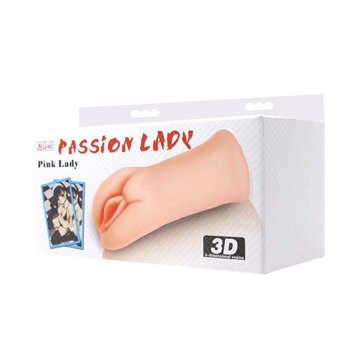 BAILE - Passion Lady, Men's Masturbator toy, Tighten, Shrink, TPR 60*150*60mm