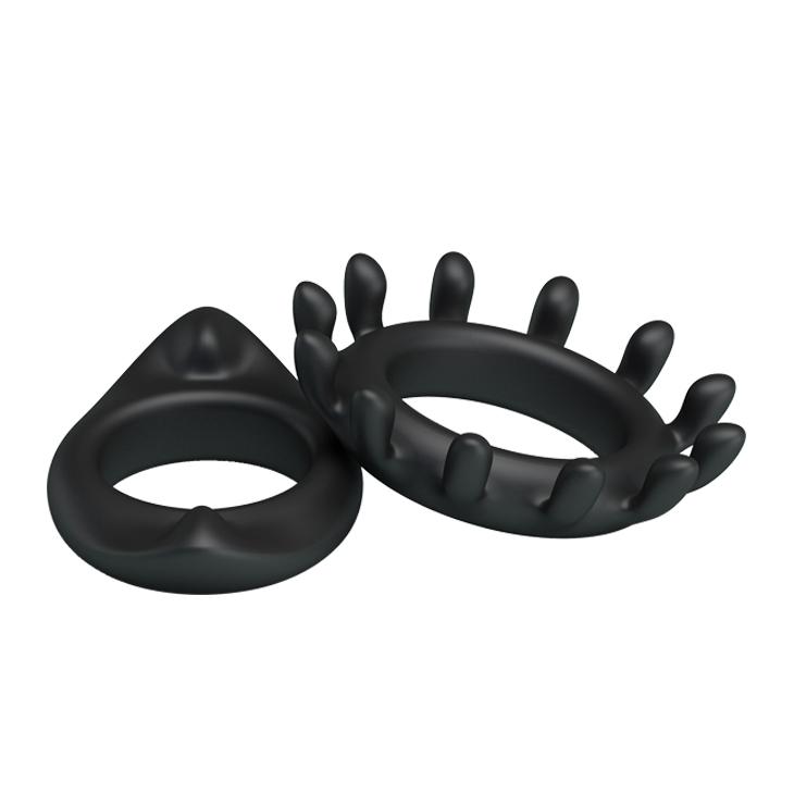 BAILE - Ring, New designs, two silicone rings in one L:56mm W:36mm H:14mm