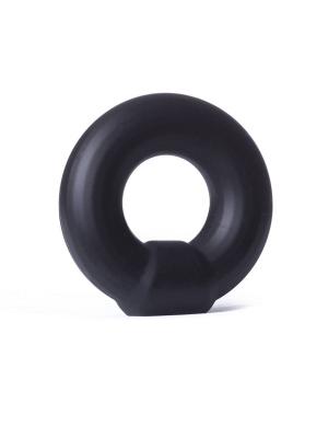 RudeRider Knob Silicone Cockring, Black