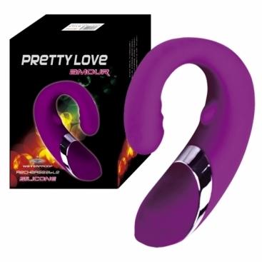 Prety Love Amour Vibrator, Purple, 10 cm