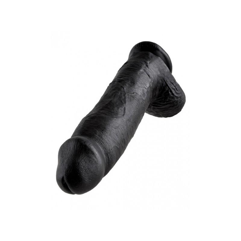 KING COCK Cock with Balls, 30.5 cm, Black