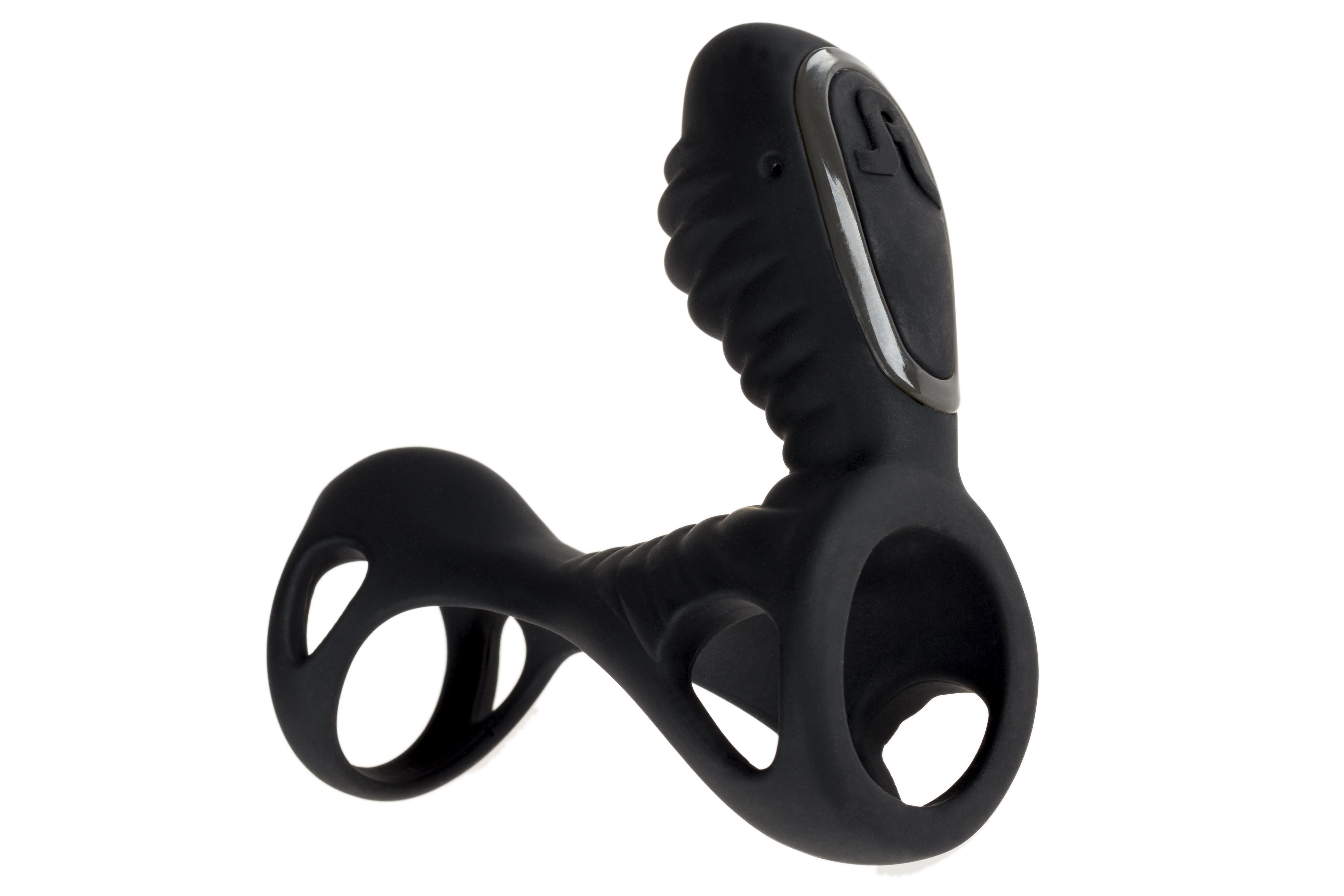 Adrien Lastic Gladiator F + LRS Vibrating Cockring, Black