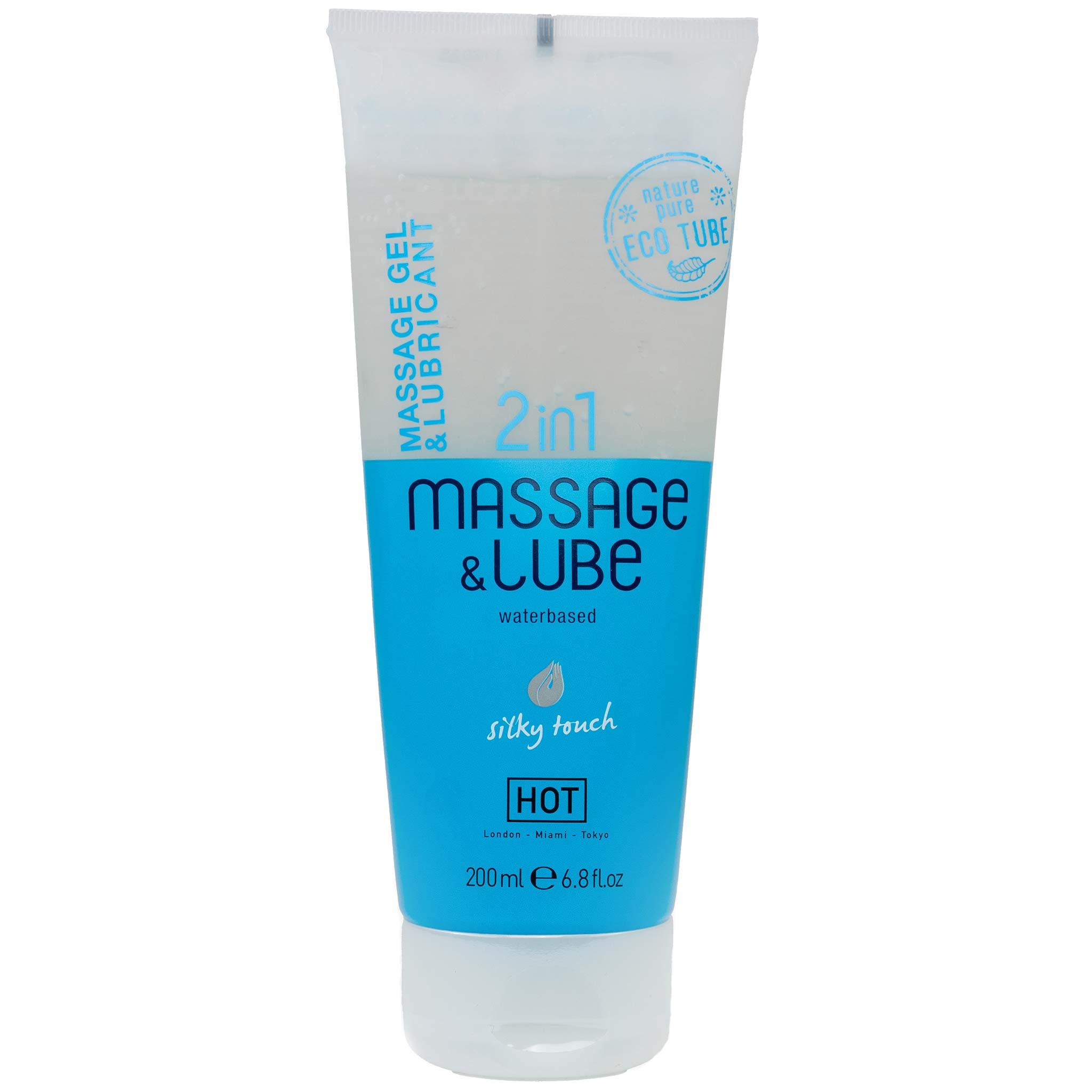 HOT Massage-& Glide gel 2in1 Silky touch, 200ml/6.8fl.oz