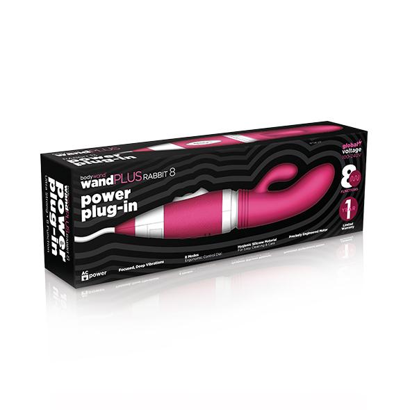 Bodywand Wand Plus Rabbit 8, Vibrator, Pink