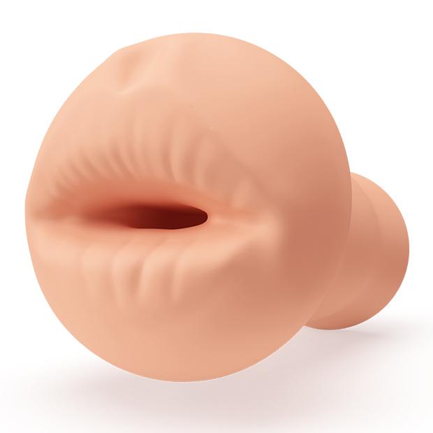 Shake Mouth Hug Masturbator, 16cm, Flesh