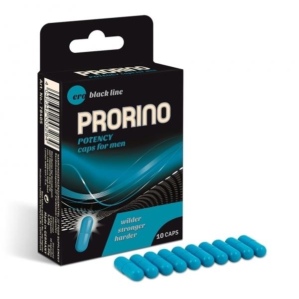 PRORINO, PRORINO PREMIUM caps for men - 10 caps, 10 pcs.