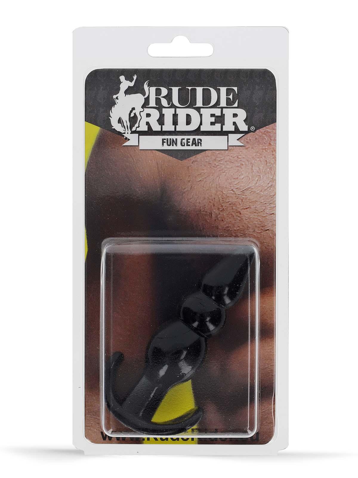 RudeRider Mini Bead Anal Plug Black