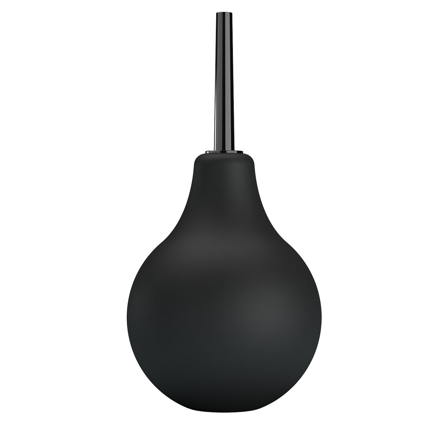 MR PLAY - Anal Douche, Anal Douche Enema Cleaner'the nozzle length: 75mm'capacity: 224ml, Color: black 80-167