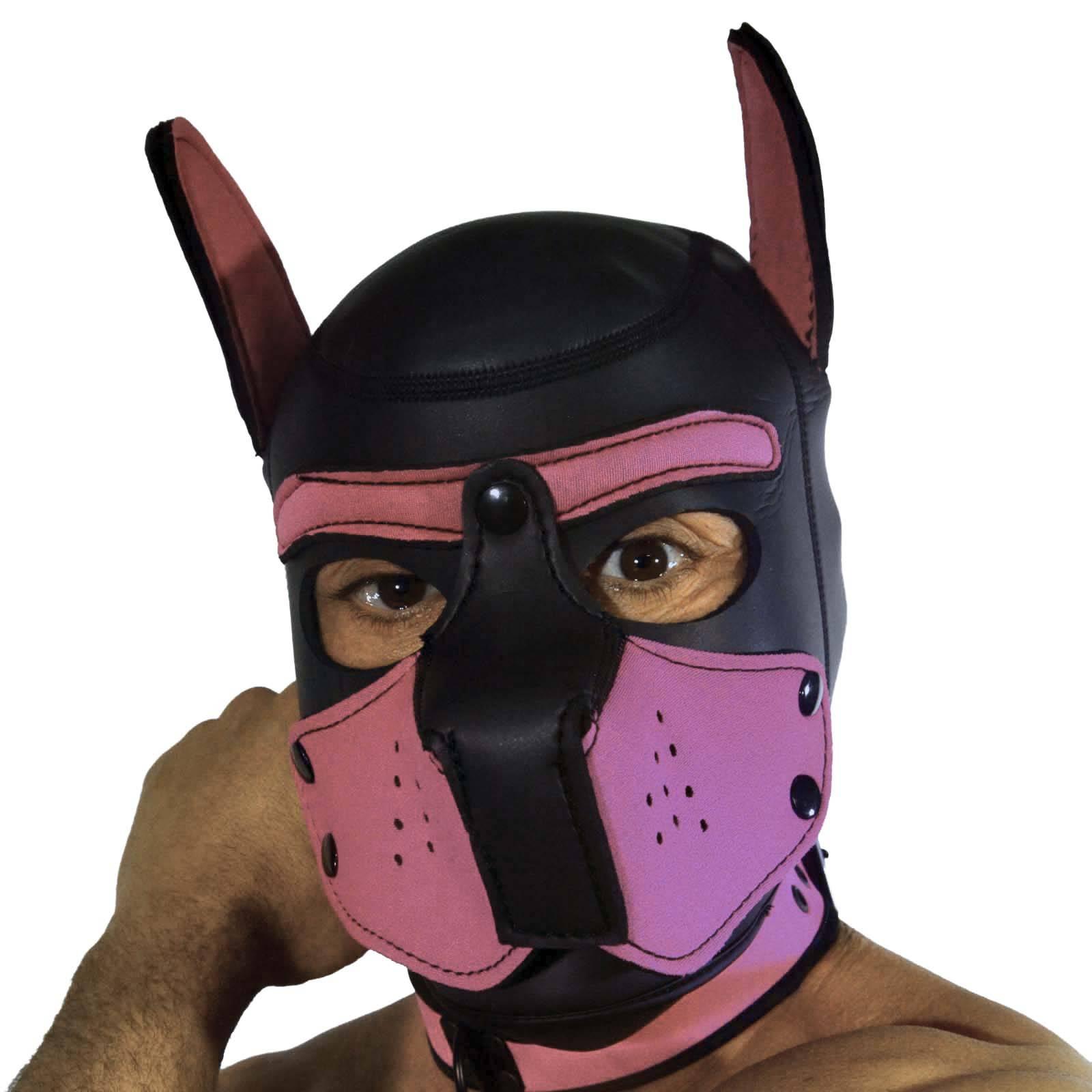 RudeRider Neoprene Puppy Hood Pink, M size