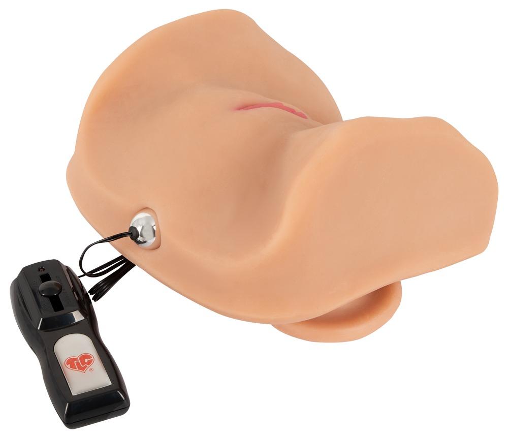 Bree Olson's Vibrating Suction Base Masturbator, Flesh