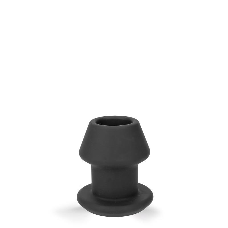 RudeRider Hollow Anal Plug Small Black