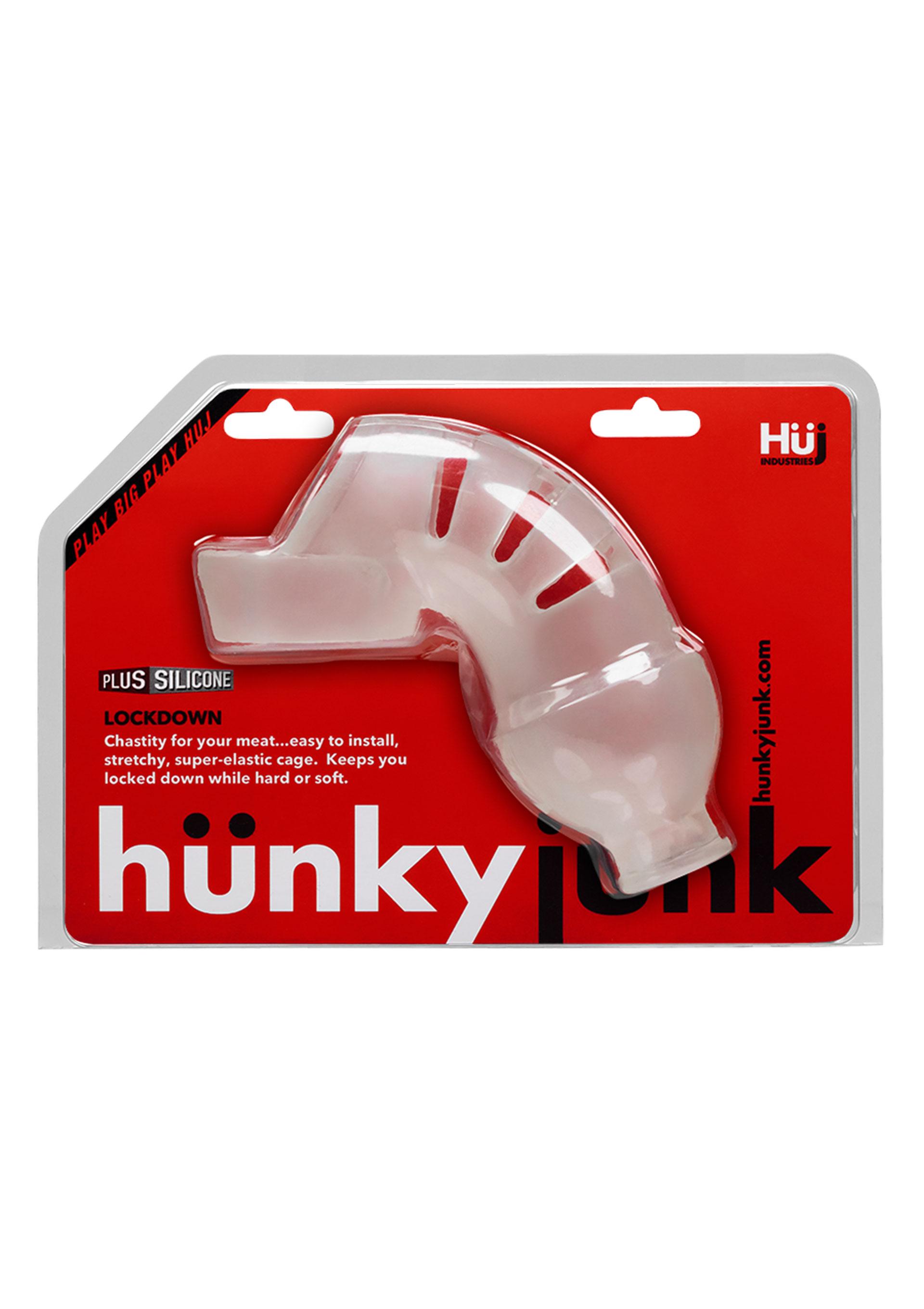 Hnky Junk Lockdown Chastity Cage, White