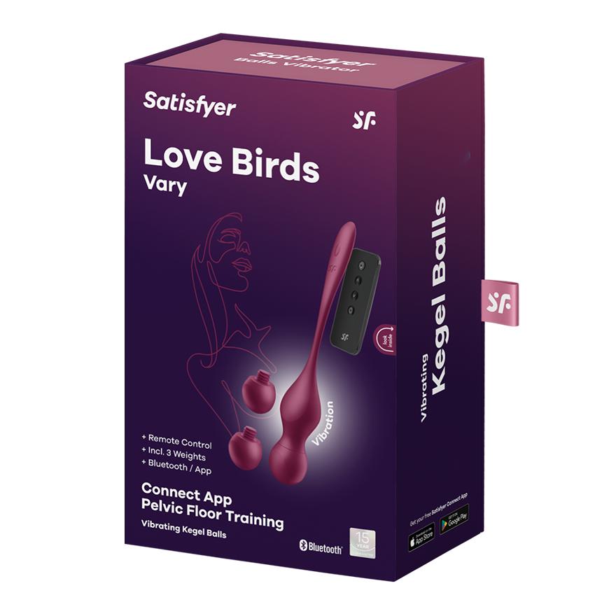 Satisfyer Love Birds Vary Connect App, Purple