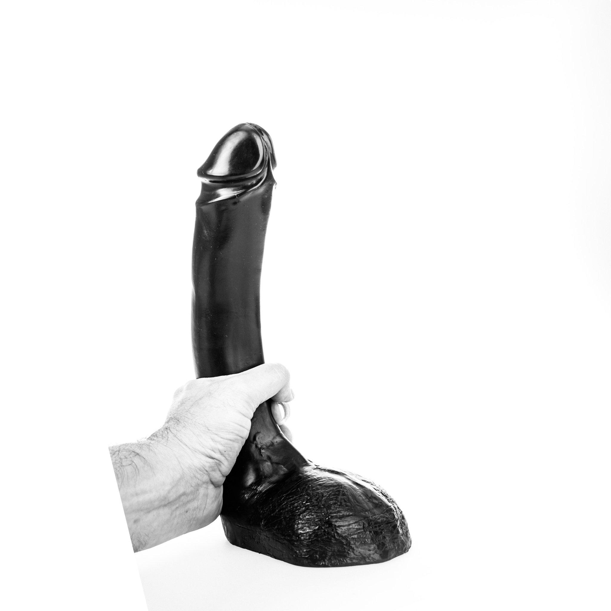 All Black Dildo Jeb, 32 cm