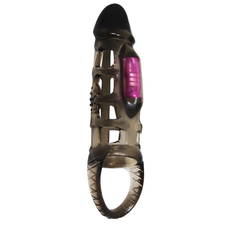 BAILE - Harrison, Penis extended Sleeve, mini vibrator, super-stretchy TPR material ':35mm   L:160mm