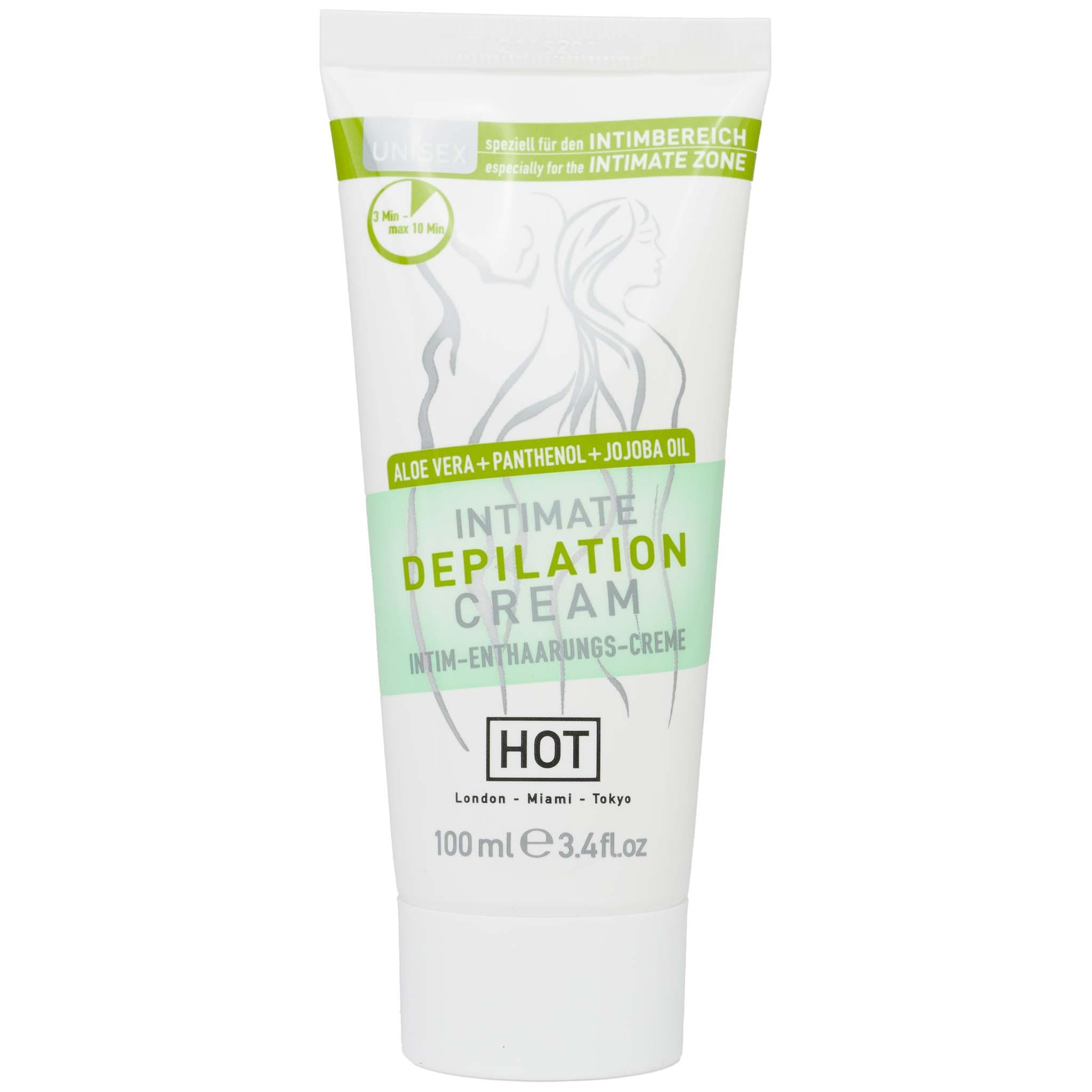 HOT INTIMATE Depilation Cream, 100ml/3.4fl.oz