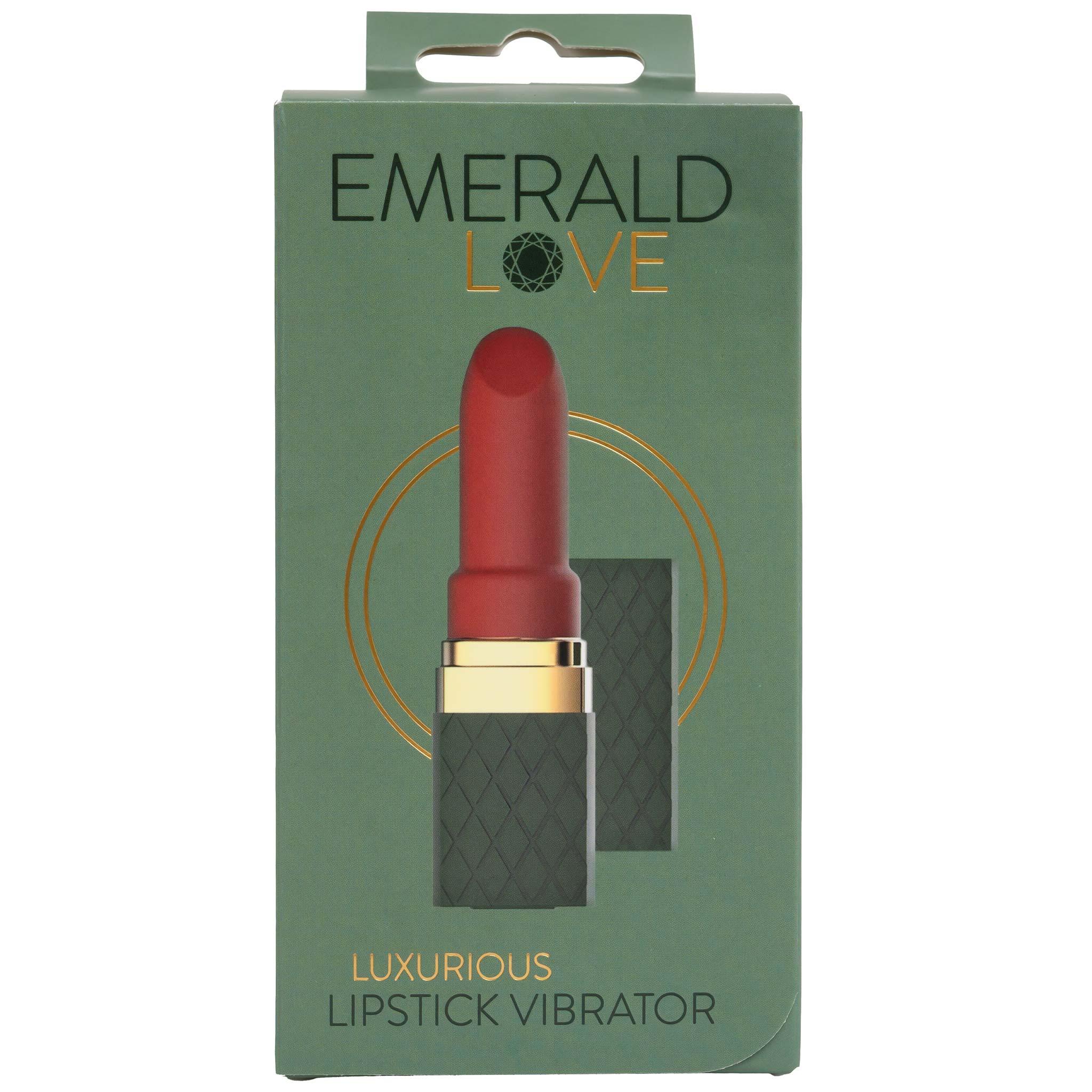 Emerald Green Luxurious Lipstick Vibrator