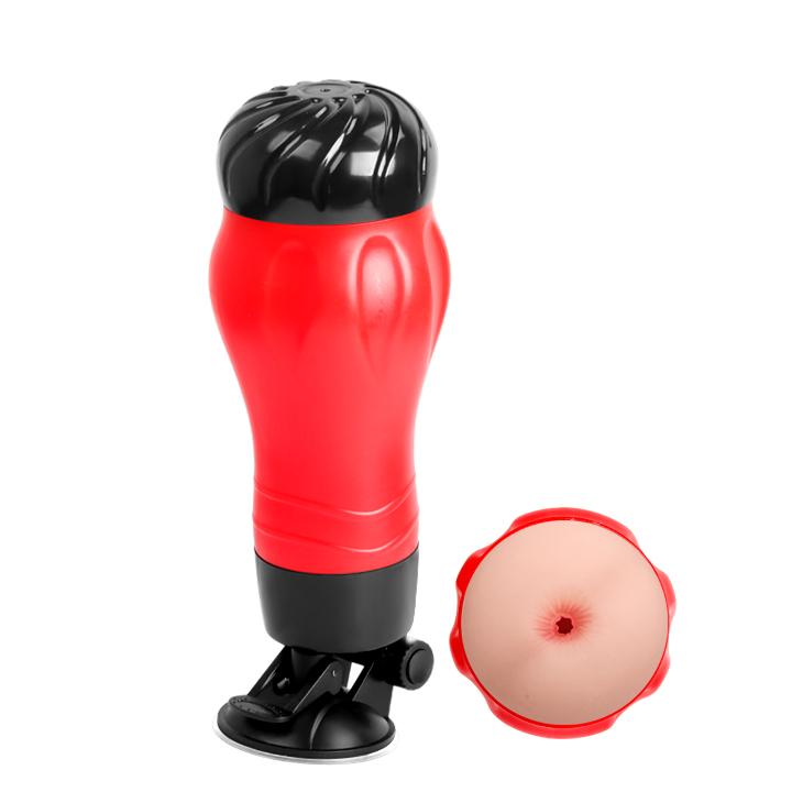 CRAZY BULL - Flora, Men's Stroker, (ANAL) removable Soft TPR sleeve, super suction base adopted to multi-angle. Ø:100mm, L:283mm