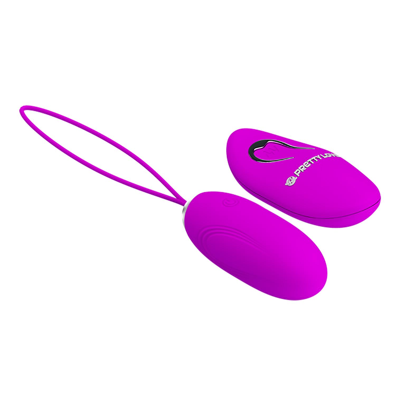 PRETTY LOVE - Jenny, Powerful remote control bullet, 12-functions of  vibration, Silicone,  USB rechargeable ''28mm
L'70mm