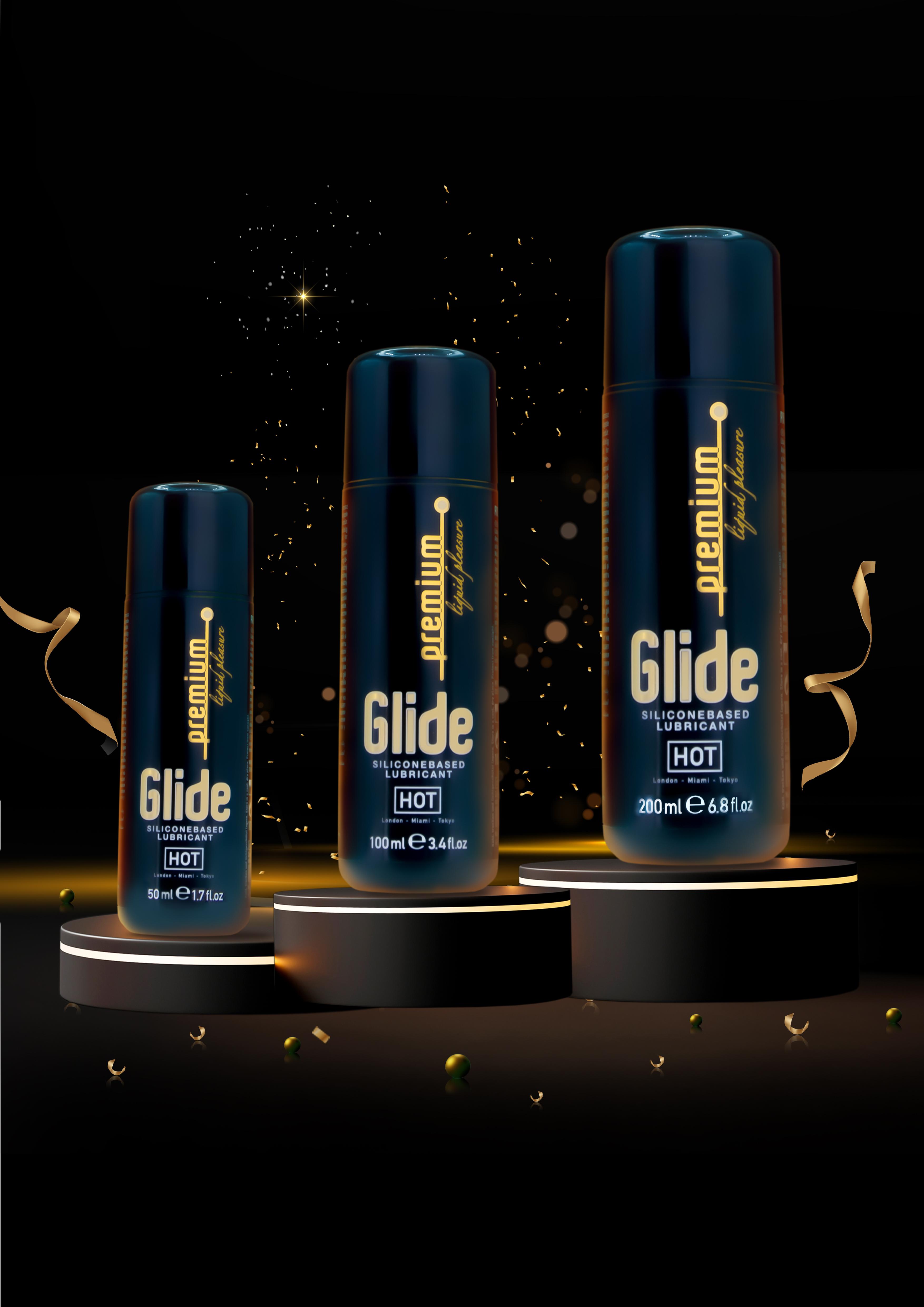 HOT premium Glide silicone lubricant, 200ml / 6,8fl.oz