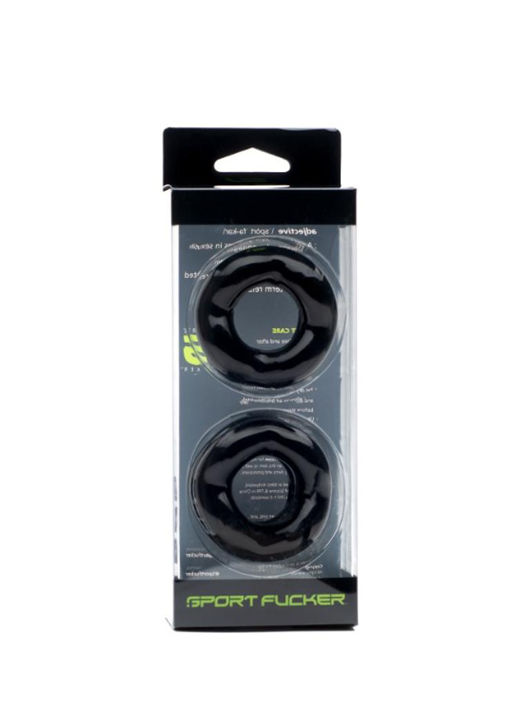 Sport Fucker Revolution Combo-Set Cockring, Black