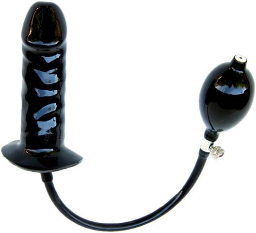 MISTER B Inflatable Cock Plug S, Black