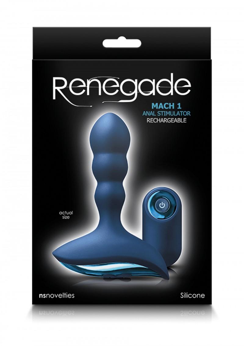 Renegade Mach I, Vibrating Plug, Blue