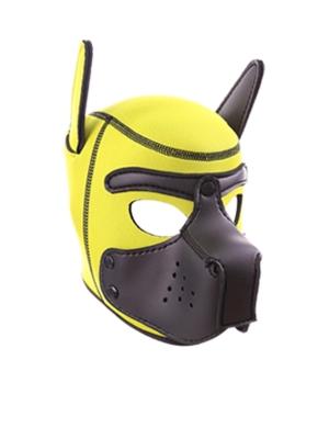 RudeRider Neoprene Puppy Hood Yellow/Black, M size