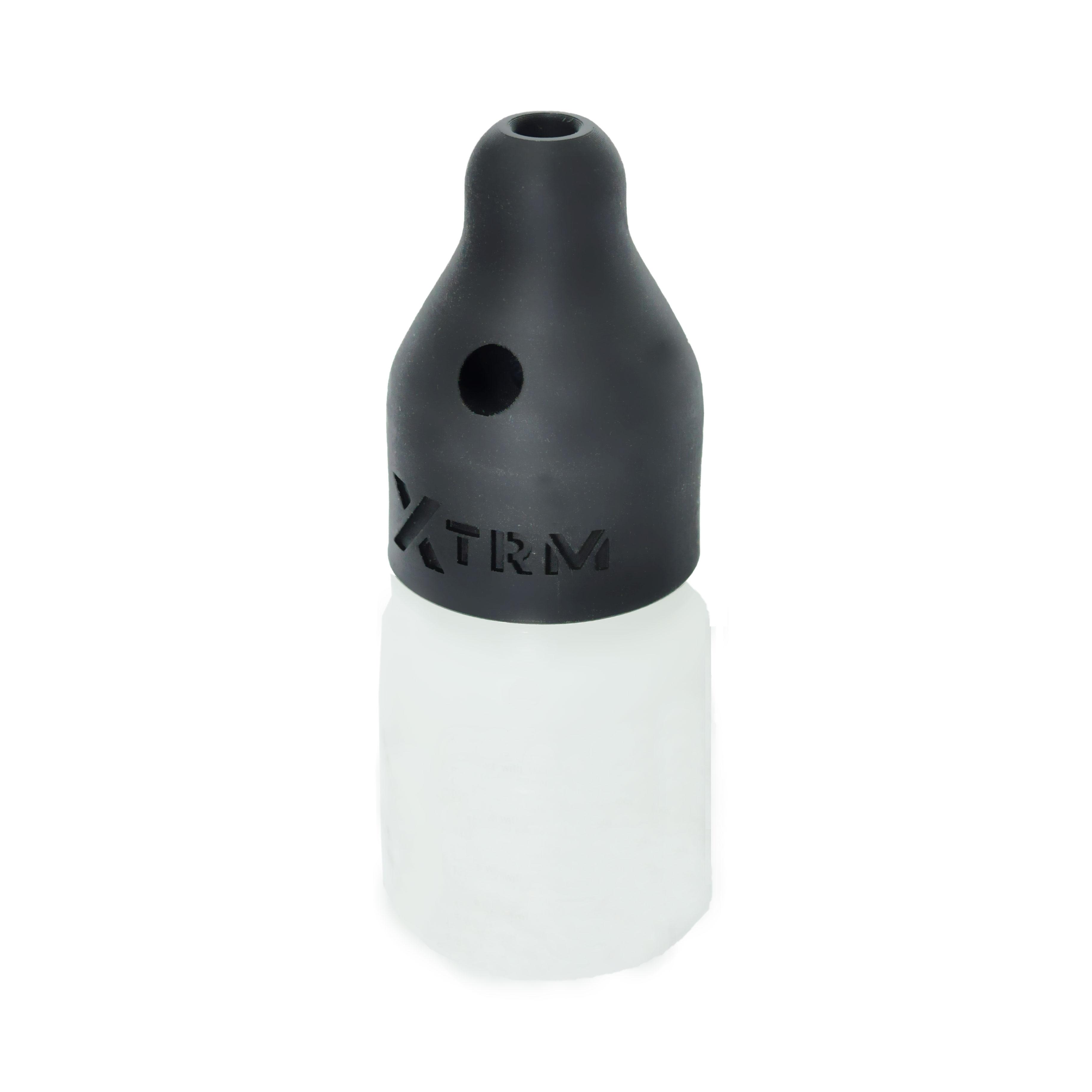 XTRM Booster AMYL, Poppers Inhaler for plastic bottles, Black, Ø 2,5 cm (1,0 in)