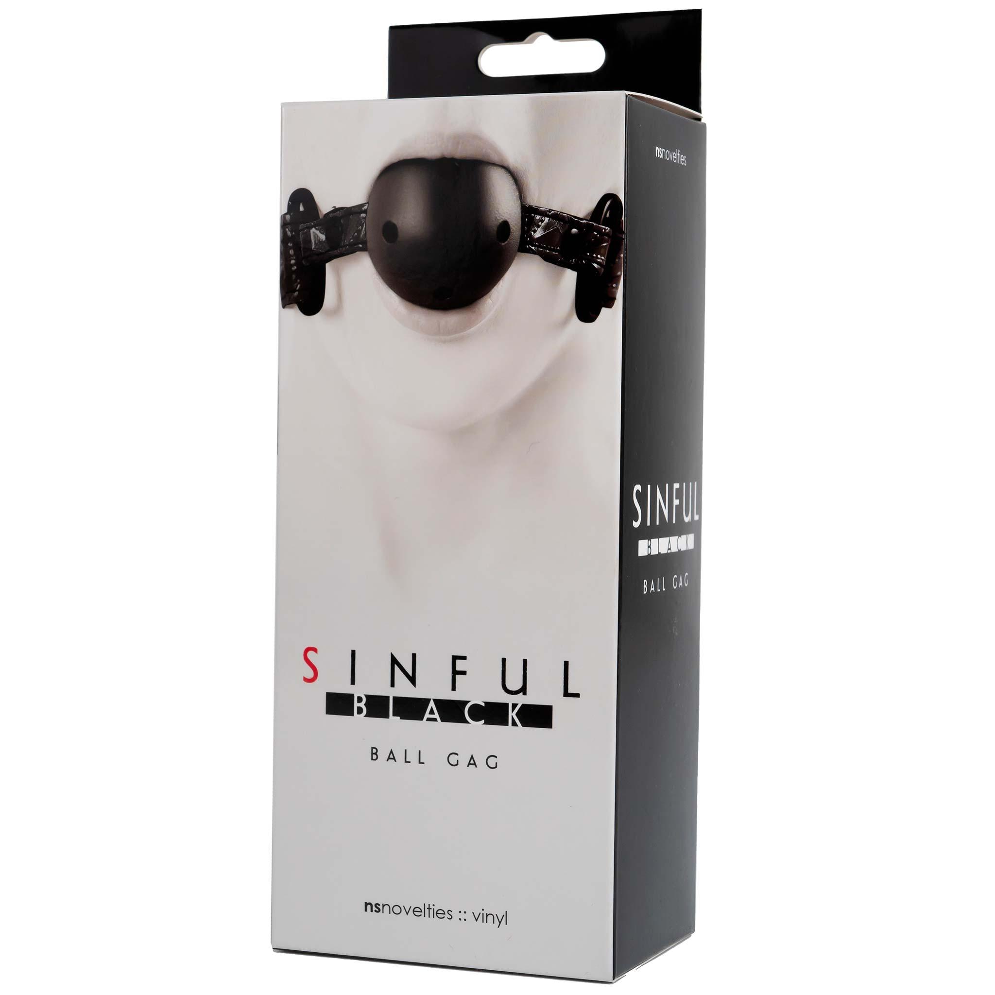 NS Novelties Ball Gag, black