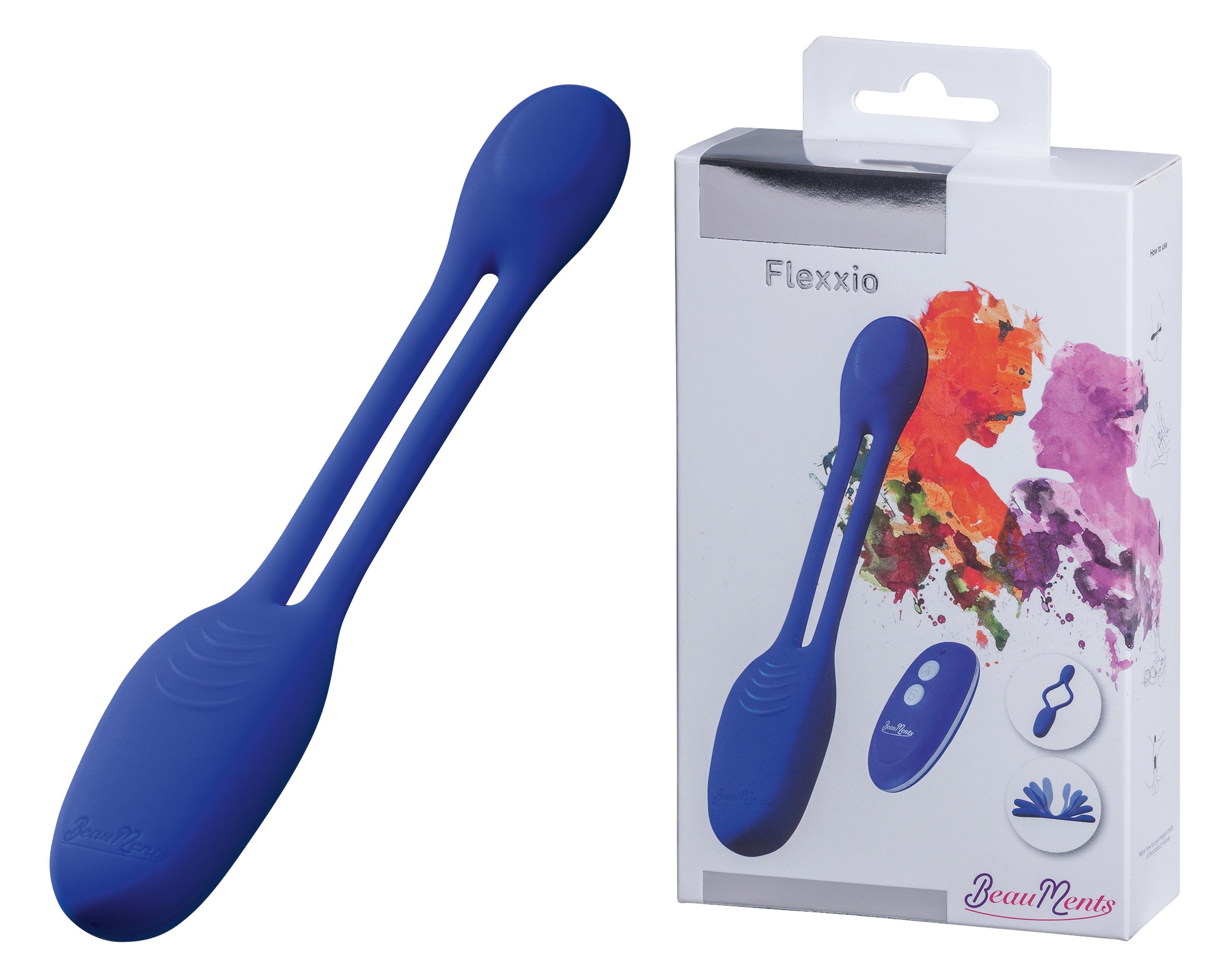 BeauMents Flexxio, Pair Vibrator, Blue, 19,5 cm