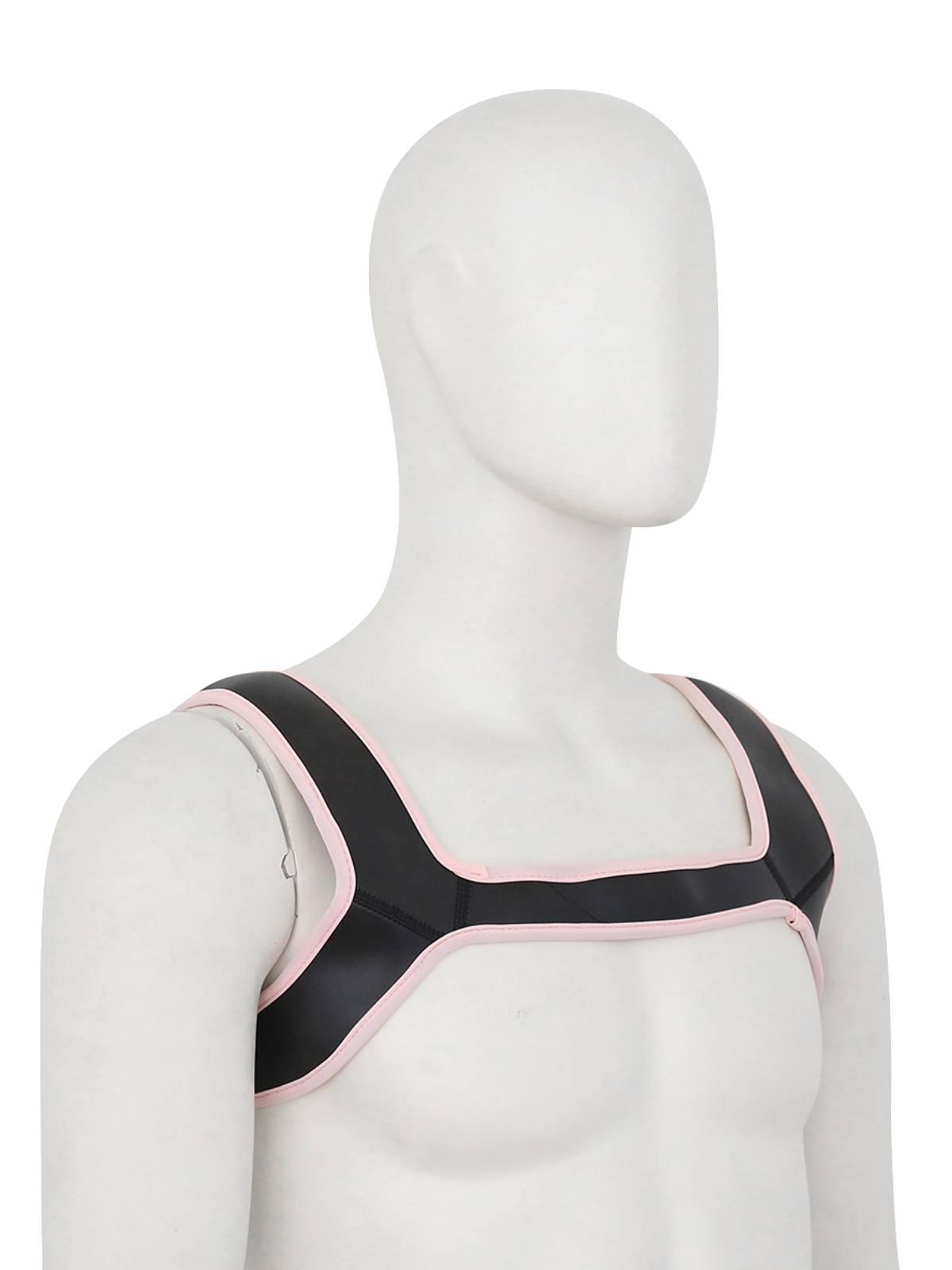 RudeRider Neoprene Harness Black/Pink