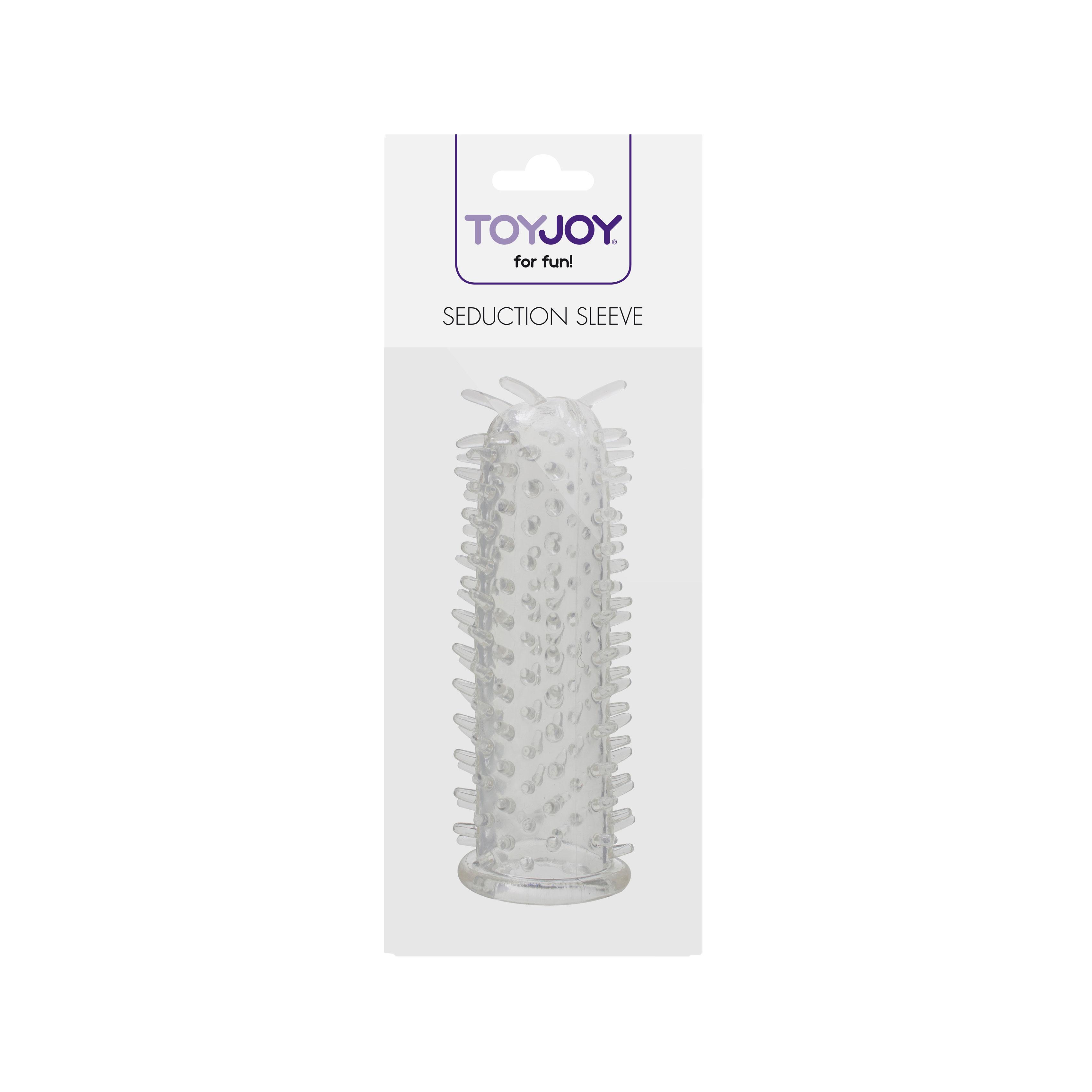 TOYJOY Basics Seduction Sleeve with Texture, Clear, 11 cm