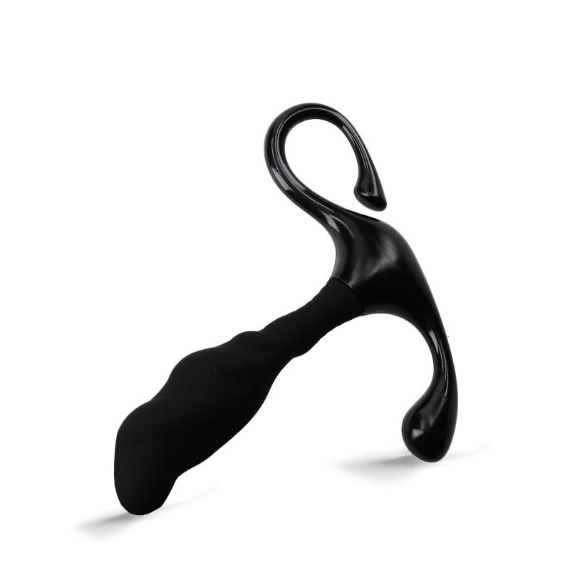 RudeRider Lion Head Small Prostate Massager, Black