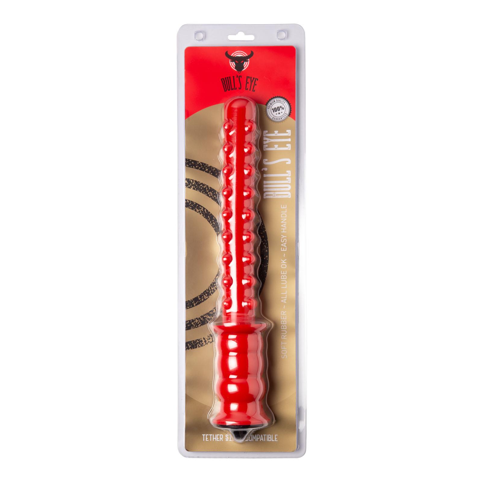 Bull«s Eye Anal Dildo Night Stick - Stop Police, 37,5 cm, Red