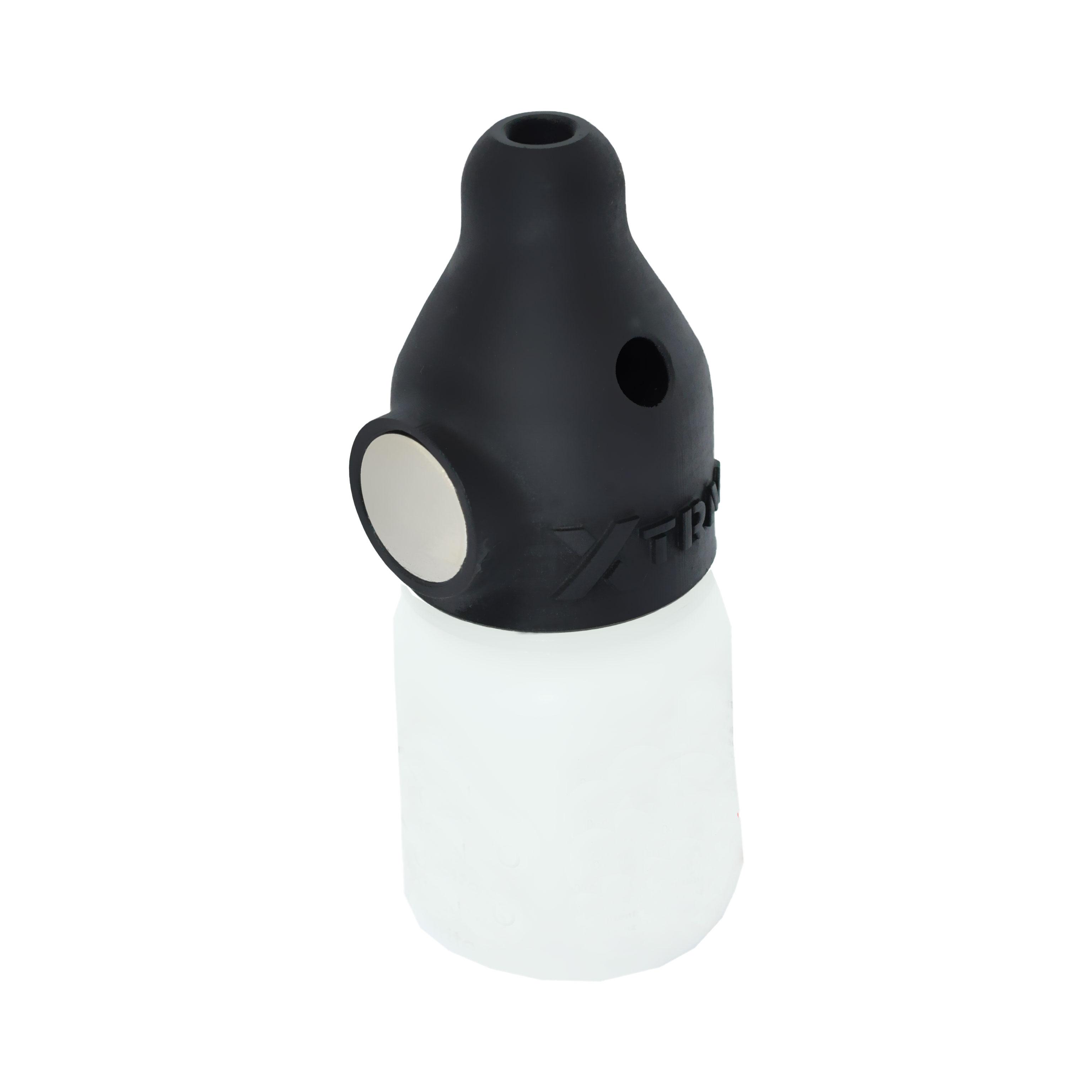 XTRM Booster AMYL, Poppers Inhaler with Magnet for plastic bottles, Black, Ø 2,5 cm (1,0 in)