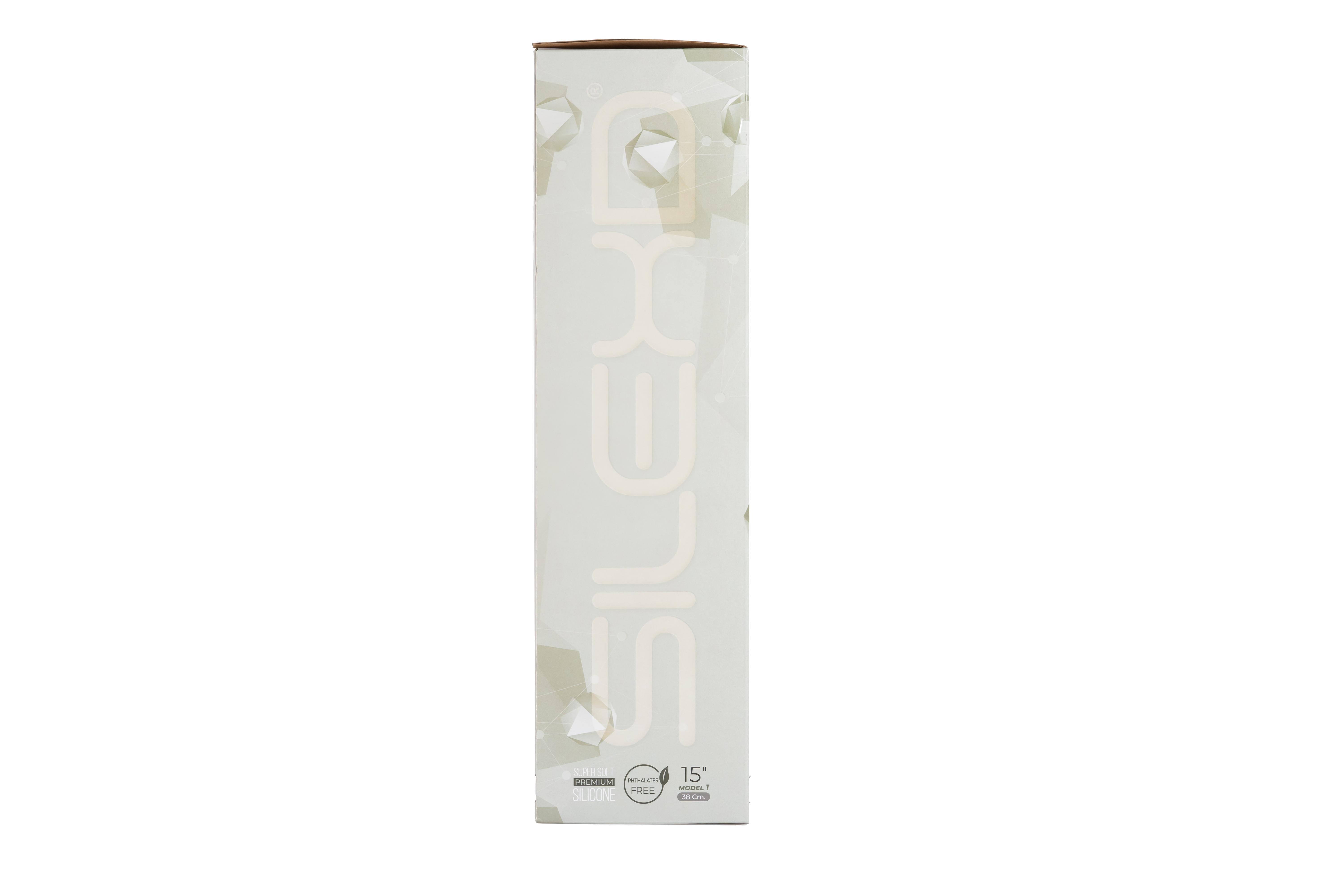 SILEXD Premium Silicone Dildo Model 1, 38 cm, Light skin