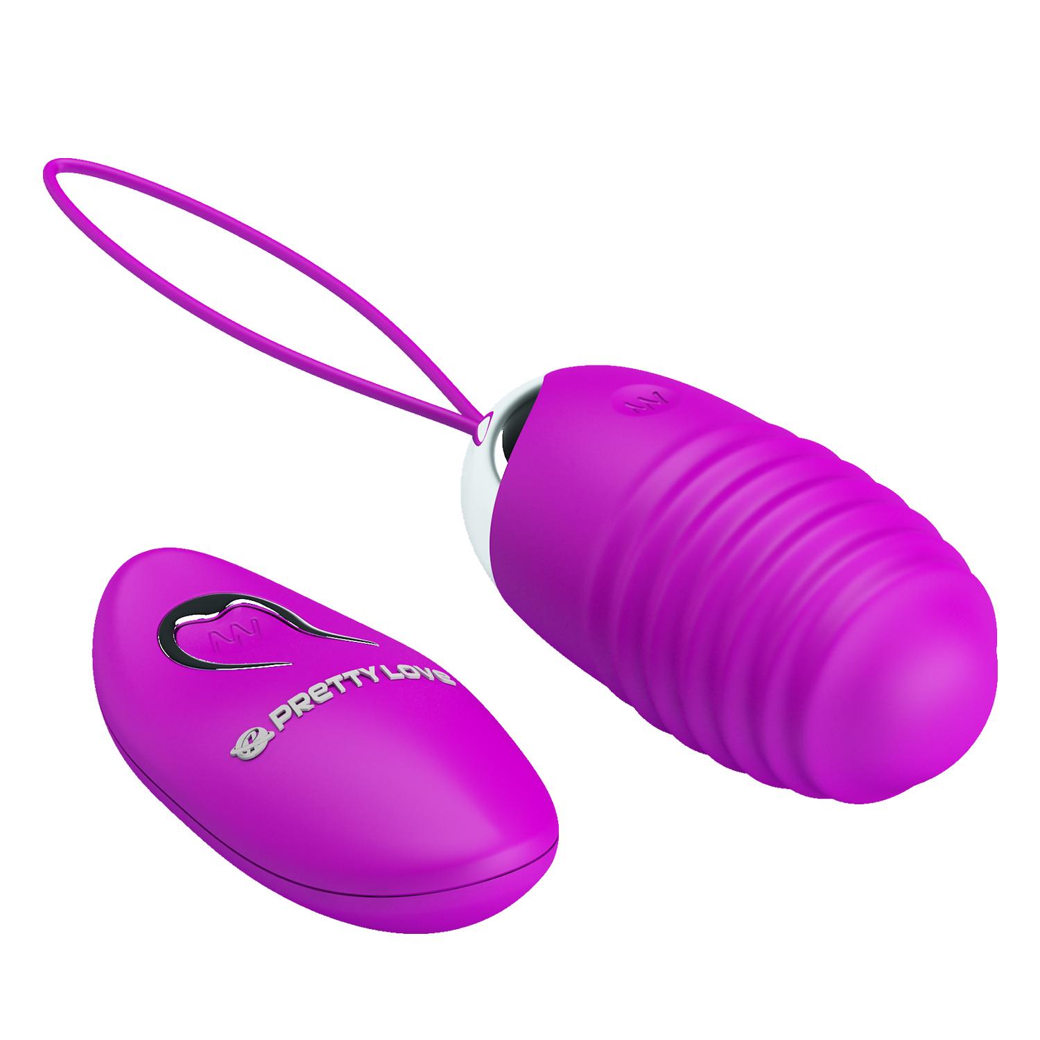 PRETTY LOVE - Jessica, Remote control, 12 functions of vibration, rechargeable stimulator with silicone cover, remote by 1 AAA battery operated L:75mm ':35mm