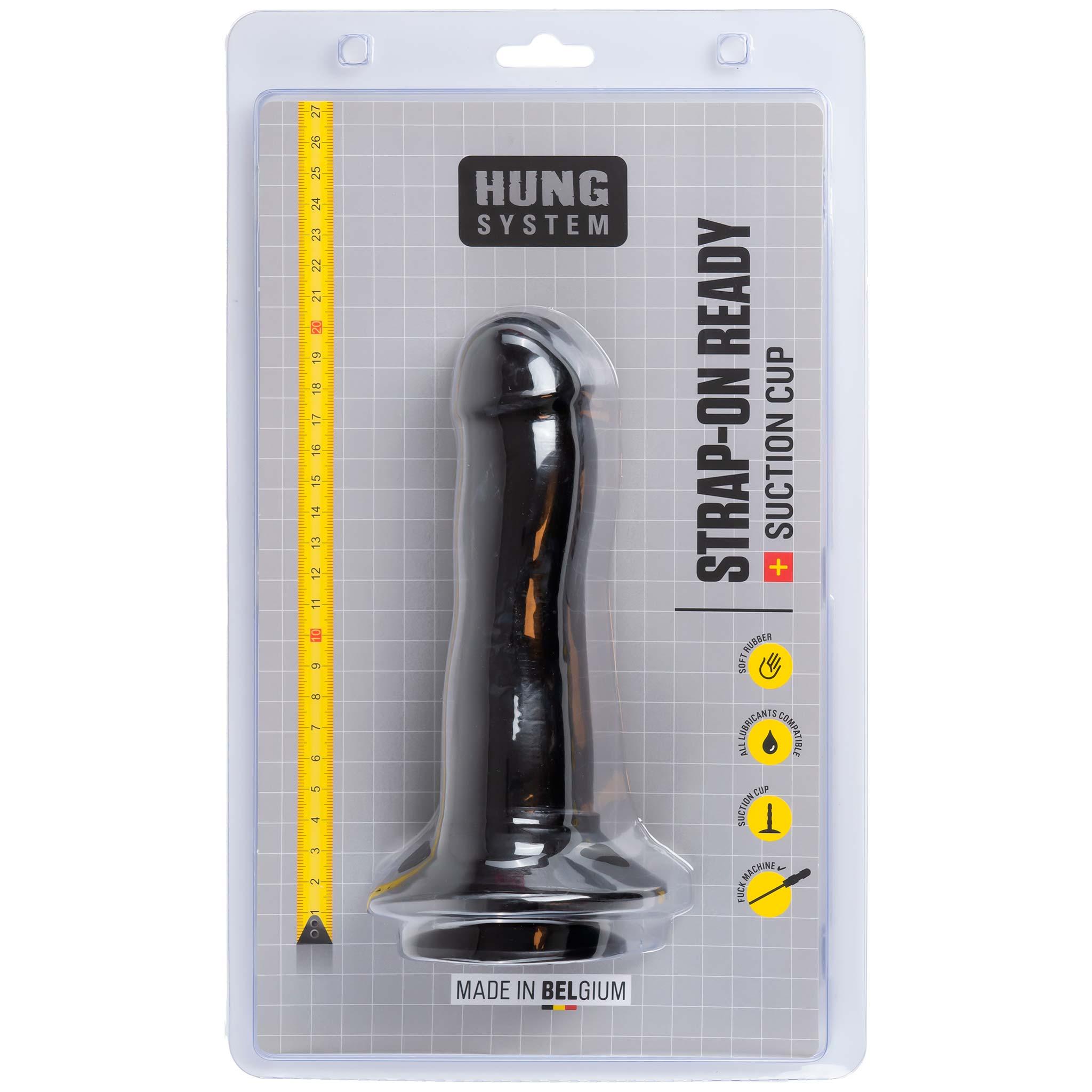 Hung System Dildo Co-Co, 18,5 cm, Black