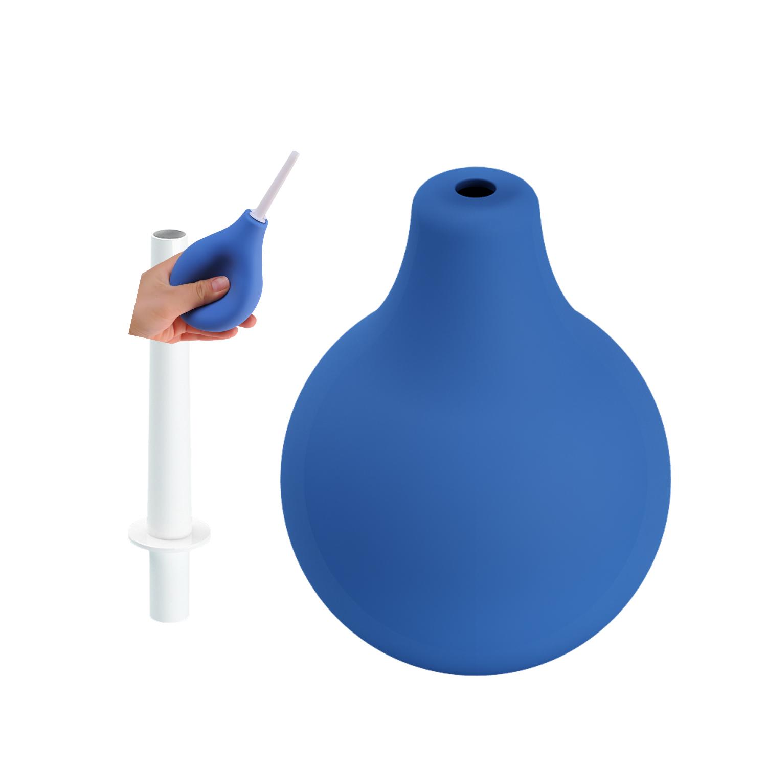 MR PLAY - Anal Douche, Anal Douche Enema Cleaner'the nozzle length: 75mm'capacity: 224ml, Color: blue&White 80-167