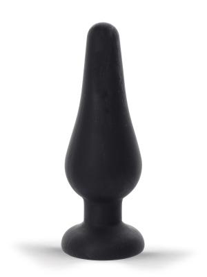 RudeRider Silicone Anal Plug Black