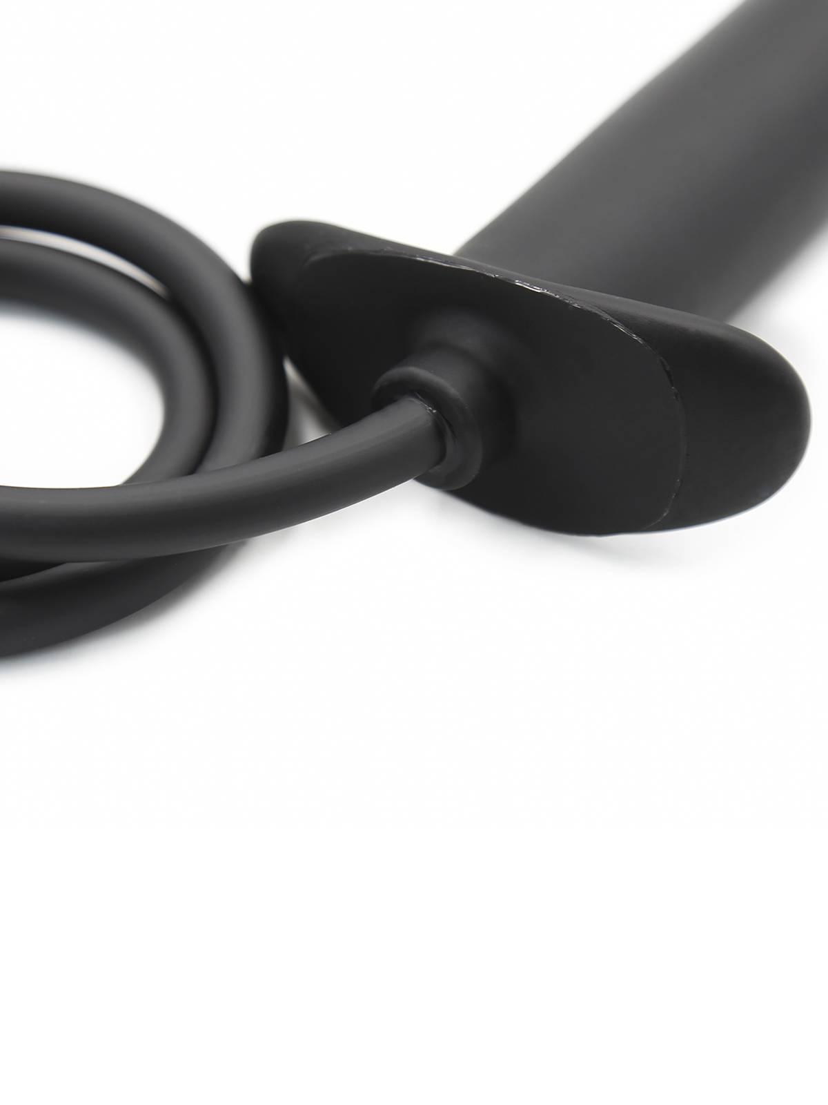 RudeRider Inflatable T-Plug Silicone Black