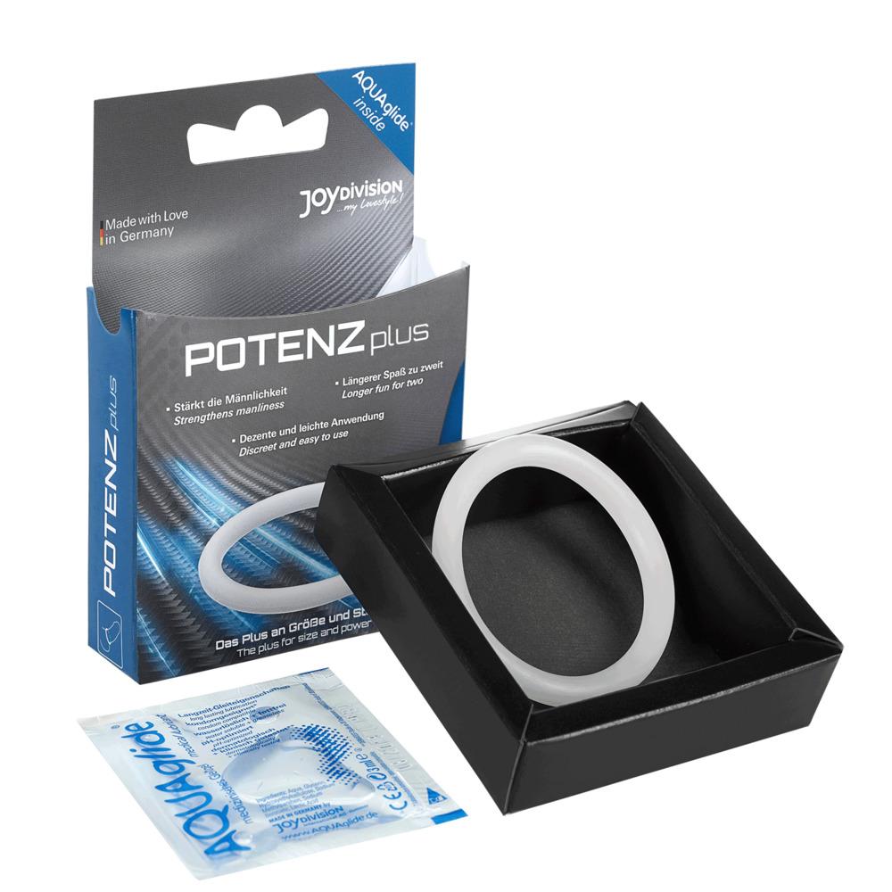 POTENZplus Cockring, Clear, Large, 4,5 cm/1.8 in