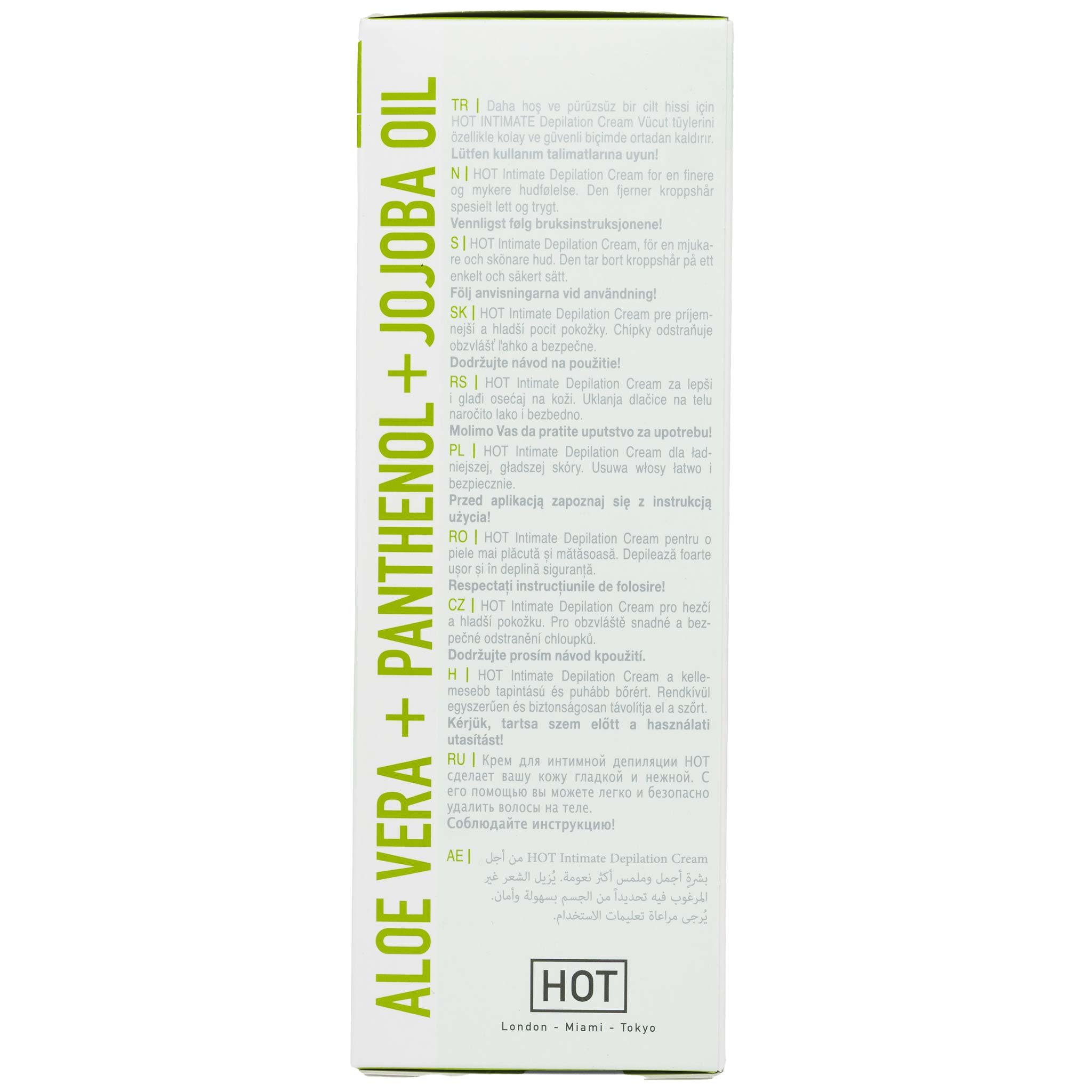 HOT INTIMATE Depilation Cream, 100ml/3.4fl.oz