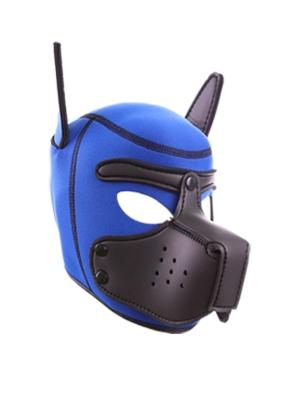 RudeRider Neoprene Puppy Hood Blue/Black, L size